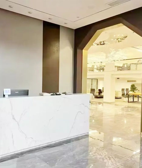 The reception area at a Hanlin centre