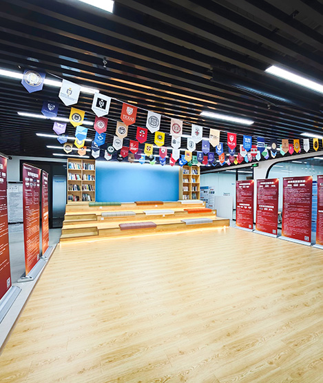 A study corner at a Hanlin centre