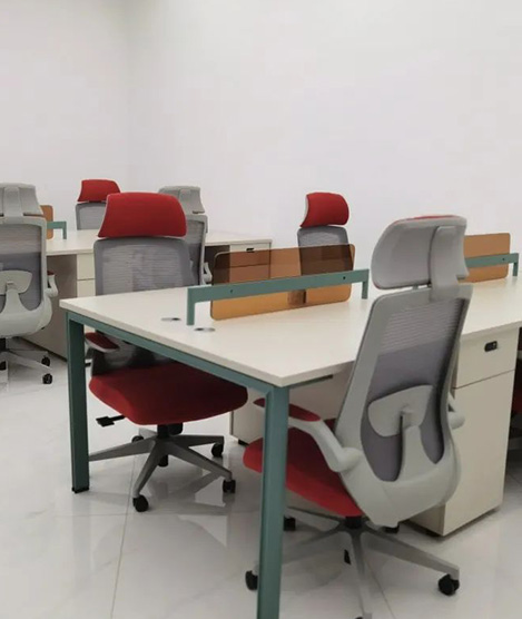 Study desks at a Hanlin learning centre