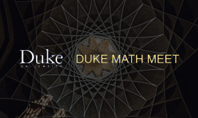 Duke Math Meet logo
