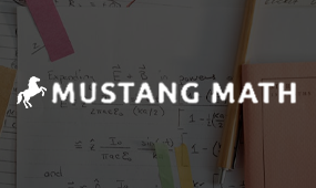 Mustang Math Tournament logo